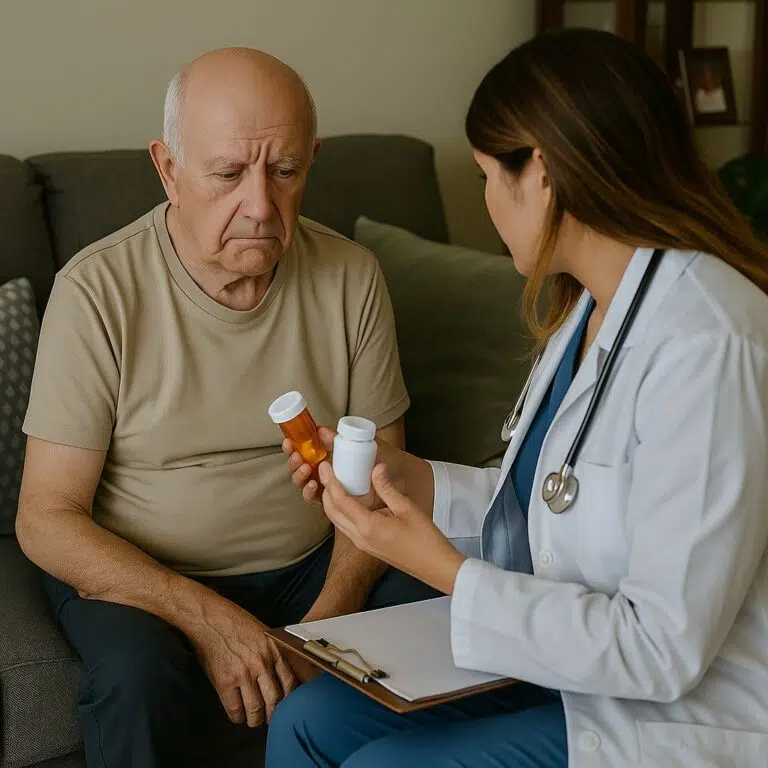 Consulta geriátrica: Revisión y ajuste de la medicación en un paciente mayor.